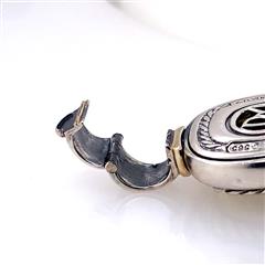 David Yurman Quartz Sterling Silver 14K YG Pendant